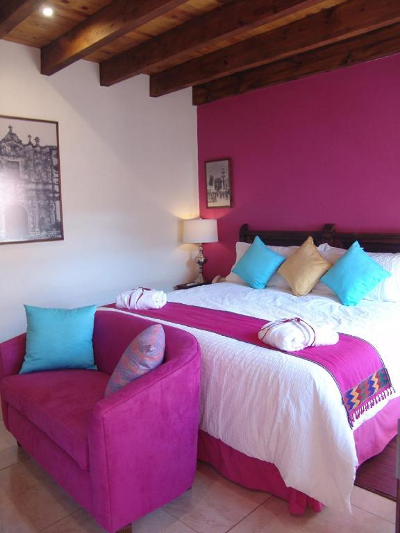 Casa Del Tio Hotel Boutique San Miguel de Allende Oda fotoğraf A bedroom at the hotel