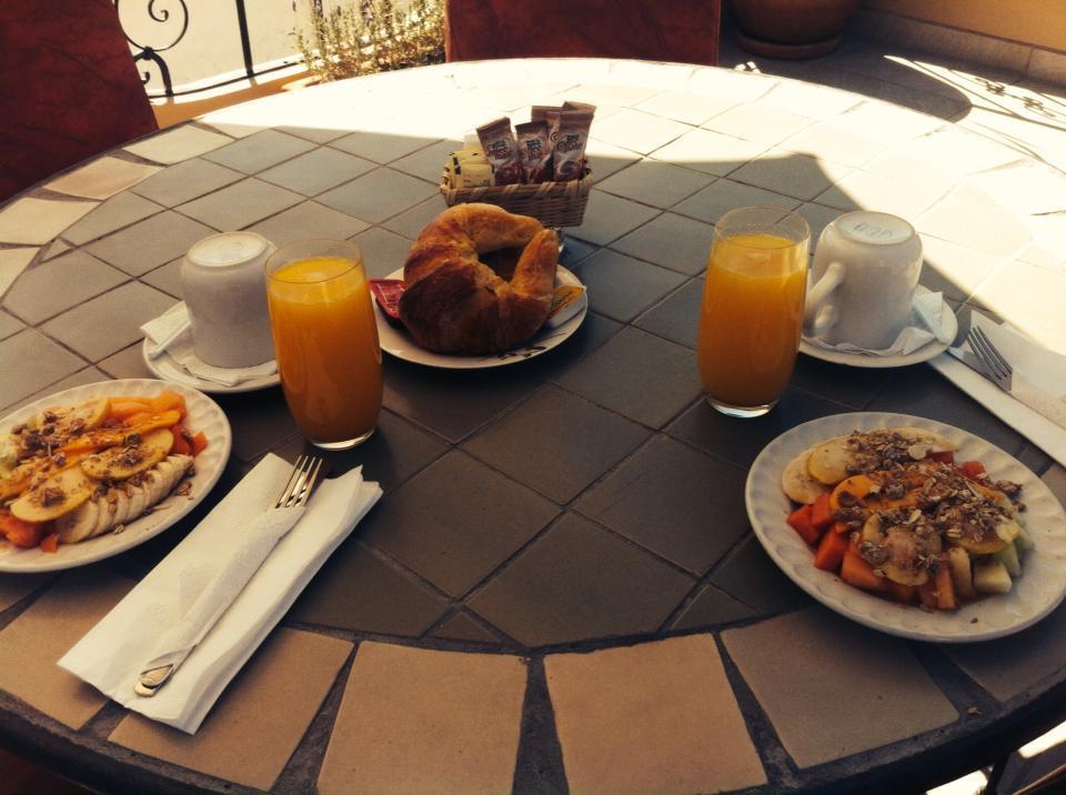Casa Del Tio Hotel Boutique San Miguel de Allende Dış mekan fotoğraf A typical breakfast